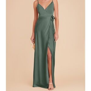 Birdy Grey Cindy Dress Matte Satin Eucalyptus